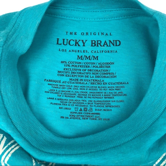 LUCKY BRAND Live Free Tee Graphic Skate T-Shirt - Picture 6 of 9